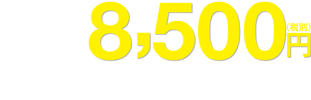 カラー複合機コピー機の月額リース（税込）8,250円